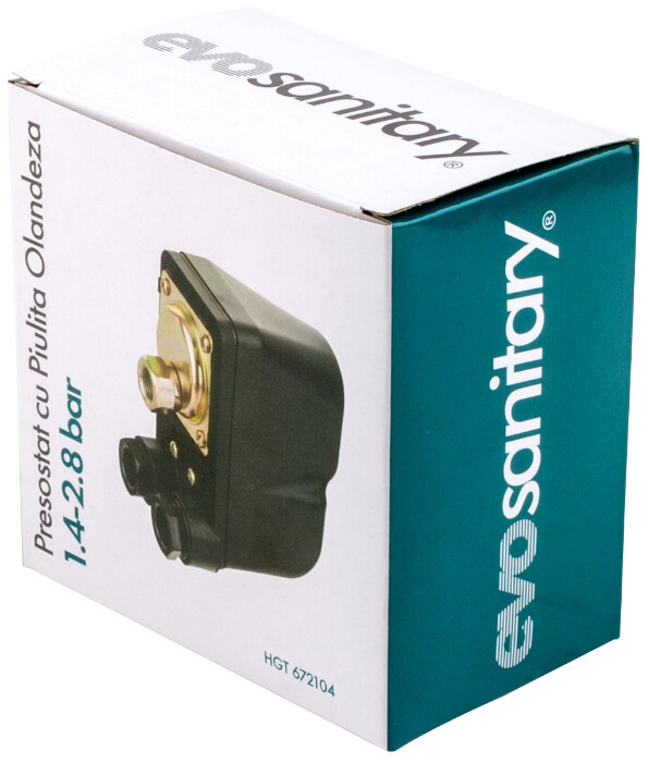 Gradina & gospodarie - Presostat cu Piulita 1.4-2.8 bar - Diametru 1/4 inch Tip piulita Olandeza