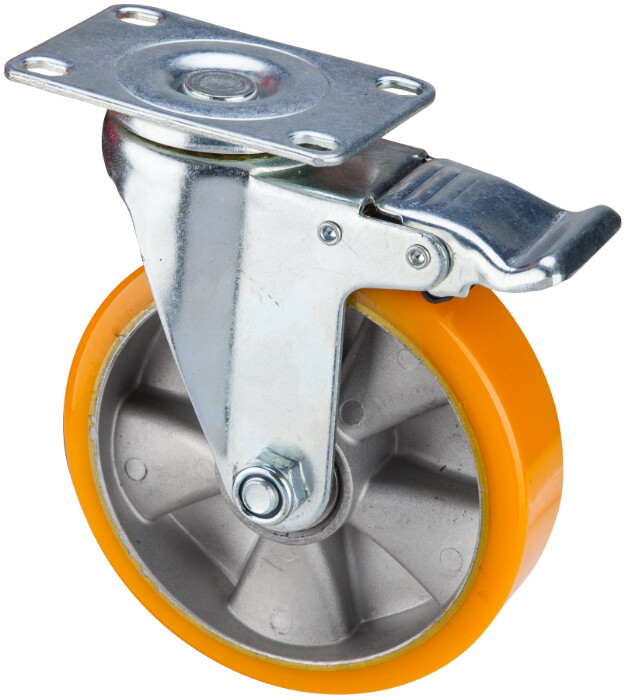 Roata Pivotanta cu Flansa din PU [6]