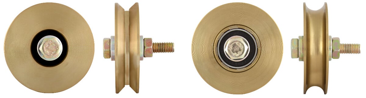 Role porti - Roata Porti Culisante cu Surub si Rulment