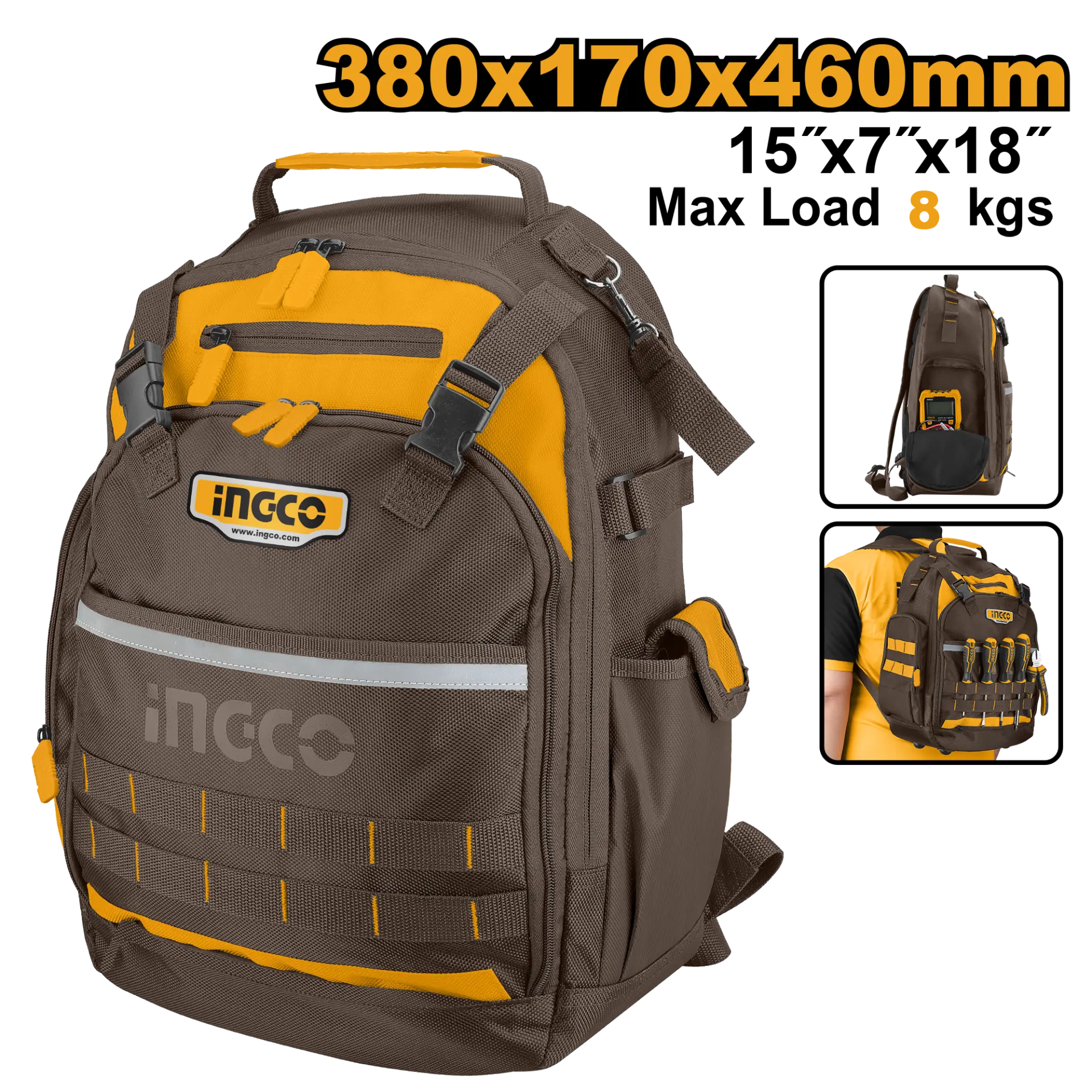 Cuti si trollere scule - Rucsac INGCO