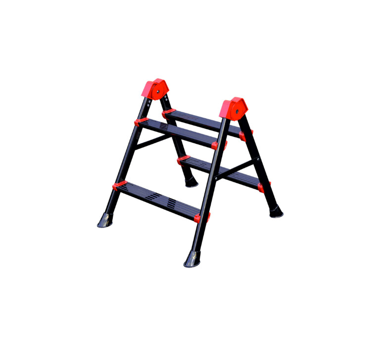 Scara Metalica Dubla - Inaltime Utila 120 cm Numar Trepte [N[trepte] - Numar Trepte] Lungime Tronson 127 cm [2]