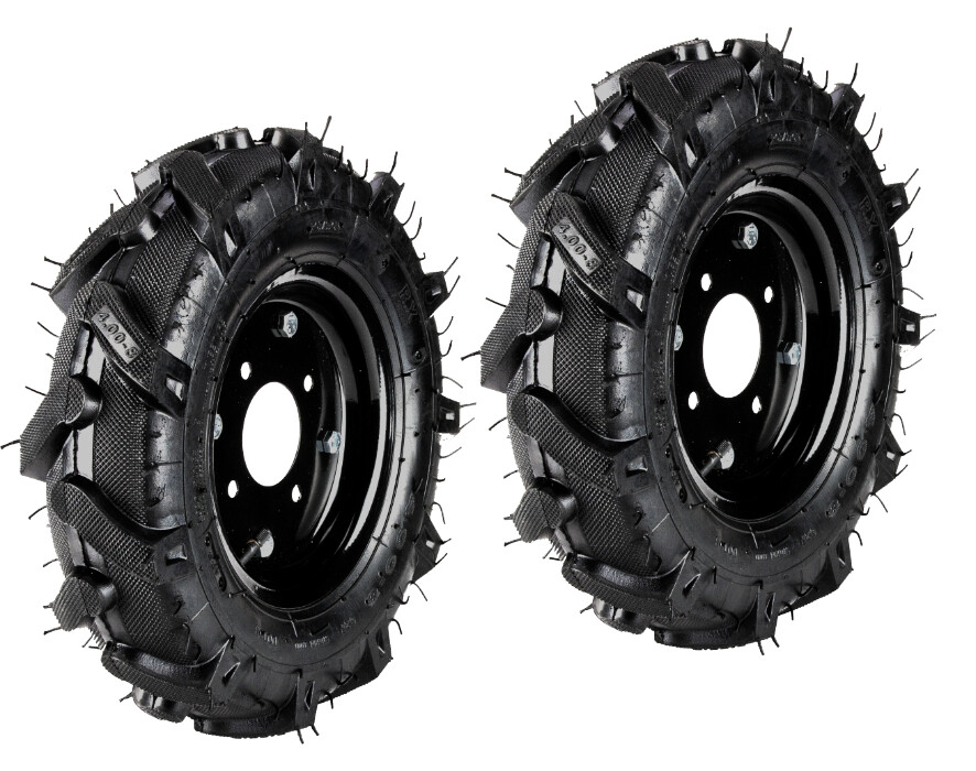 Accesorii motosape si motocultoare - Set Roti Motocultor - Marime set 4.00 - 8