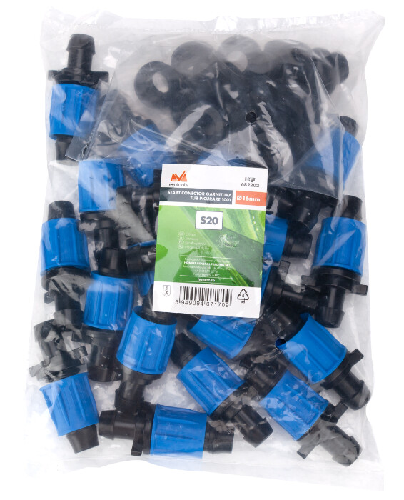 Start Conector cu Garnitura Tub Picurare 1001 - Diametru 16 mm - 1 S20 [1]