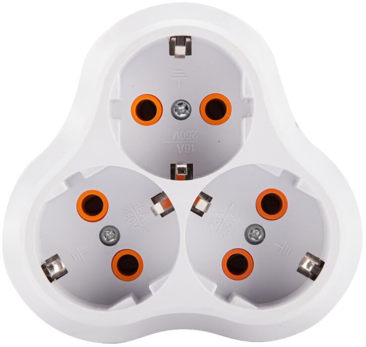 Cabluri si conductori - Stecher Triplu Schuko