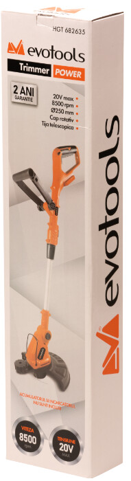 Trimmer fara Acumulator si Incarcator MAX 20V POWER Evotools [1]