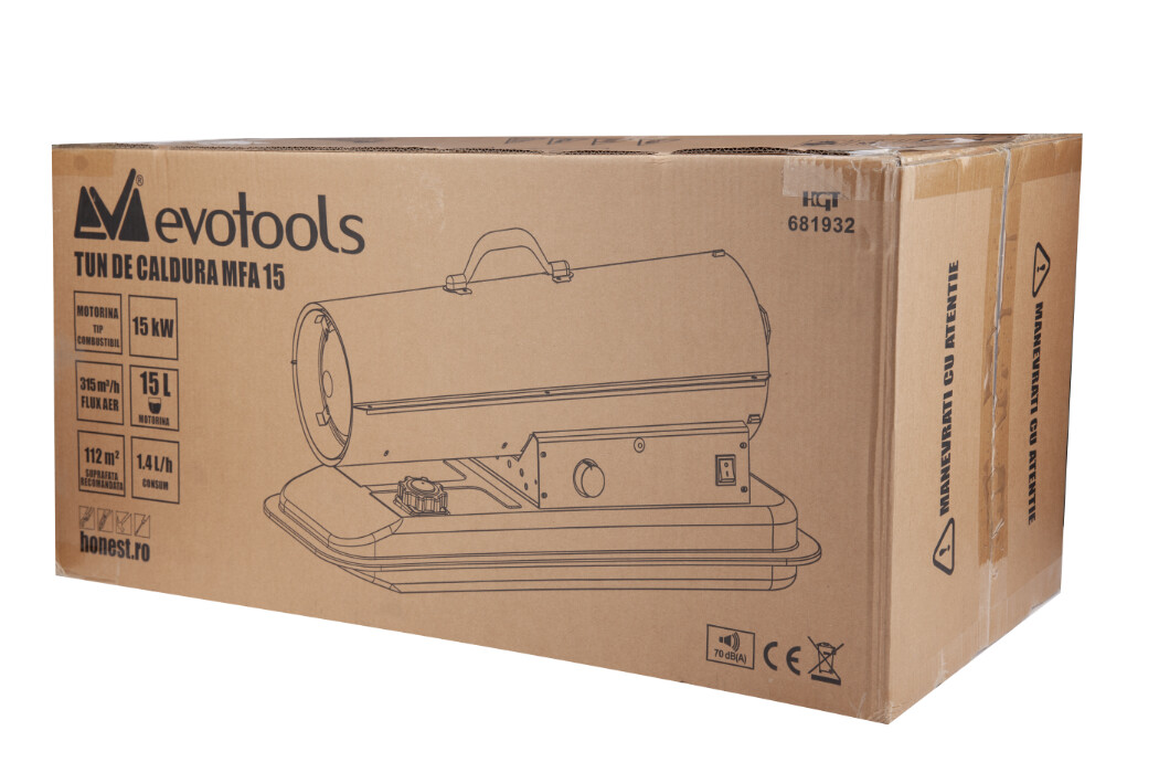 Tun de Caldura pe Motorina MFA 15kW EvoTools [1]