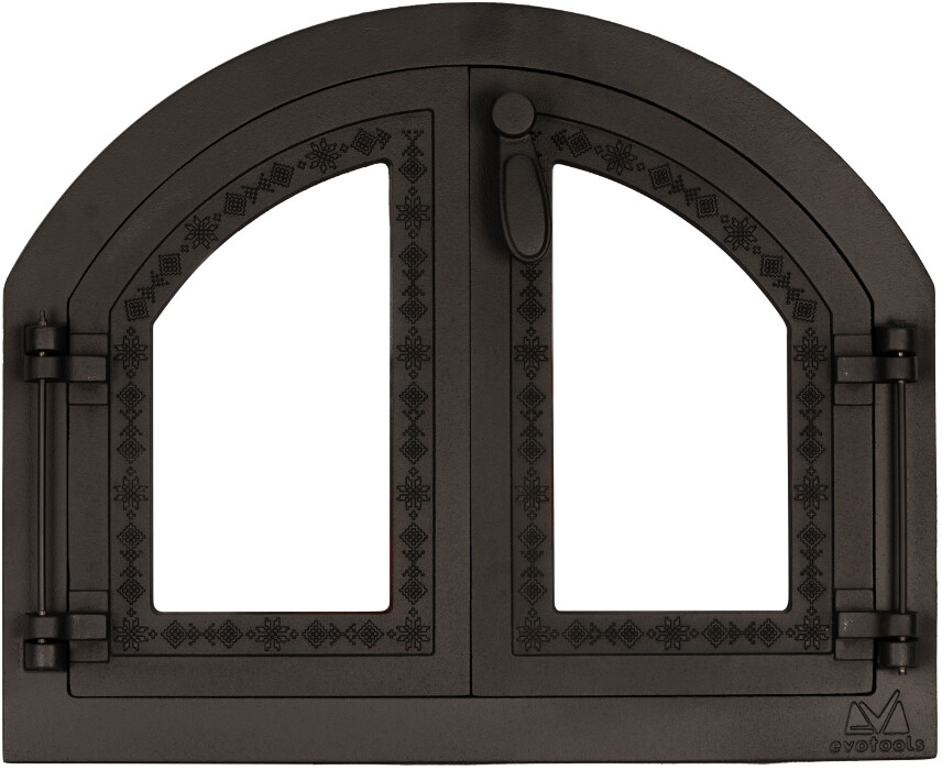 Usi pentru sobe - Usa Cuptor Gradina cu Geam Motive Romanesti