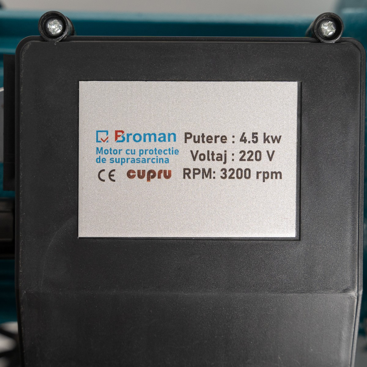 Moară cereale și știuleti Broman, cuvă înaltă, motor CUPRU 4.5 Kw, 20 ciocanele, 4 site, 300 kg/h [8]