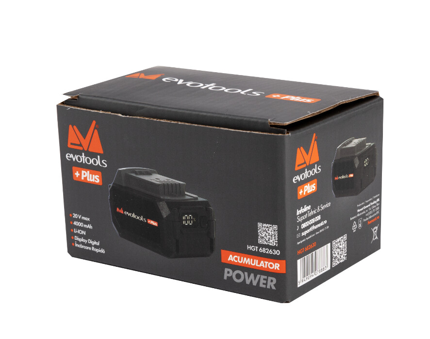 Acumulator Li-Ion MAX 20V cu Display POWER EvoTools +Plus [2]