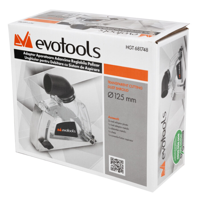 Adaptor Aparatoare Adancime Reglabila Polizor Unghiular pentru Debitare cu Sistem de Aspirare 125 mm [2]
