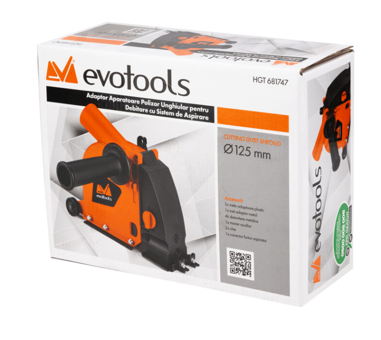 Adaptor Aparatoare Polizor Unghiular pentru Debitare cu Sistem de Aspirare 125 mm [2]