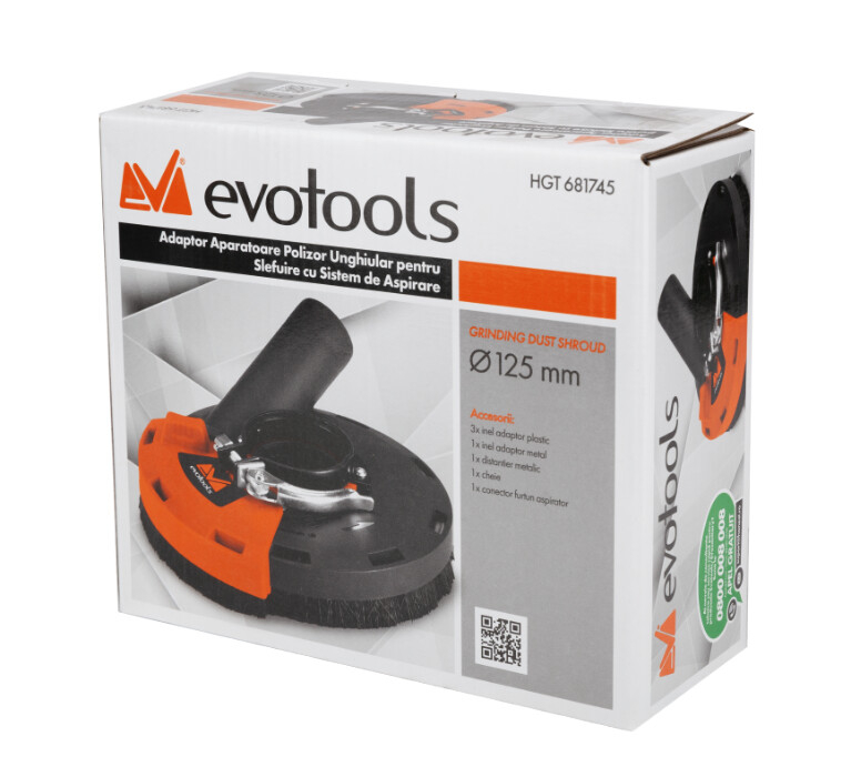 Adaptor Aparatoare Polizor Unghiular pentru Slefuire cu Sistem de Aspirare 125 mm [2]