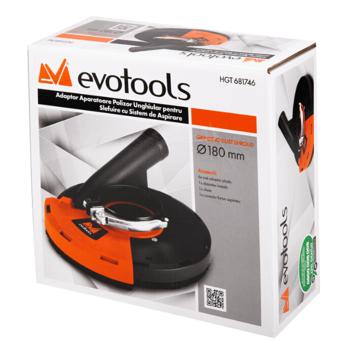 Adaptor Aparatoare Polizor Unghiular pentru Slefuire cu Sistem de Aspirare 180 mm [2]