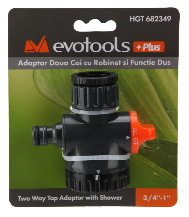 Adaptor Doua Cai cu Robinet si Functie Dus PLUS [2]