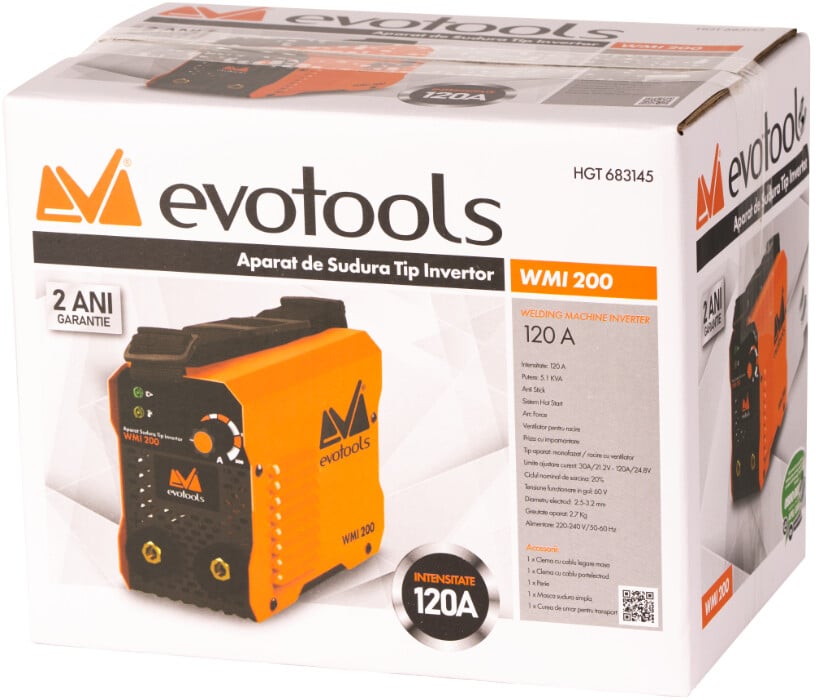 Aparat de Sudura Tip Invertor Evotools WMI 200 [3]