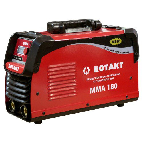 Aparat de tip invertor pentru sudura MMA, ROTAKT MMA 180 cu valiza [6]