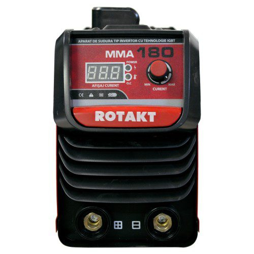 Aparat de tip invertor pentru sudura MMA, ROTAKT MMA 180 cu valiza [4]