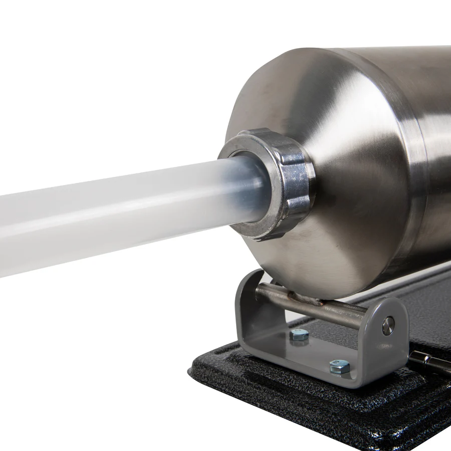 Aparat de umplut cârnați / Cârnățar orizontal, inox, 4 kg, 4 pâlnii incluse [3]