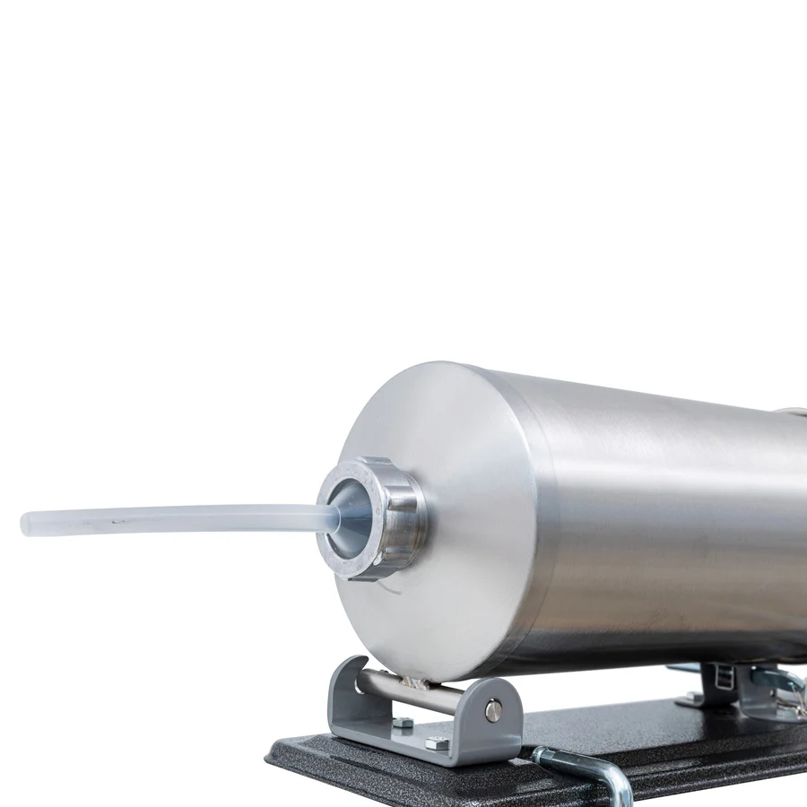 Aparat umplut cârnați / Cârnățar orizontal, inox, 5 kg, 4 pâlnii incluse [2]