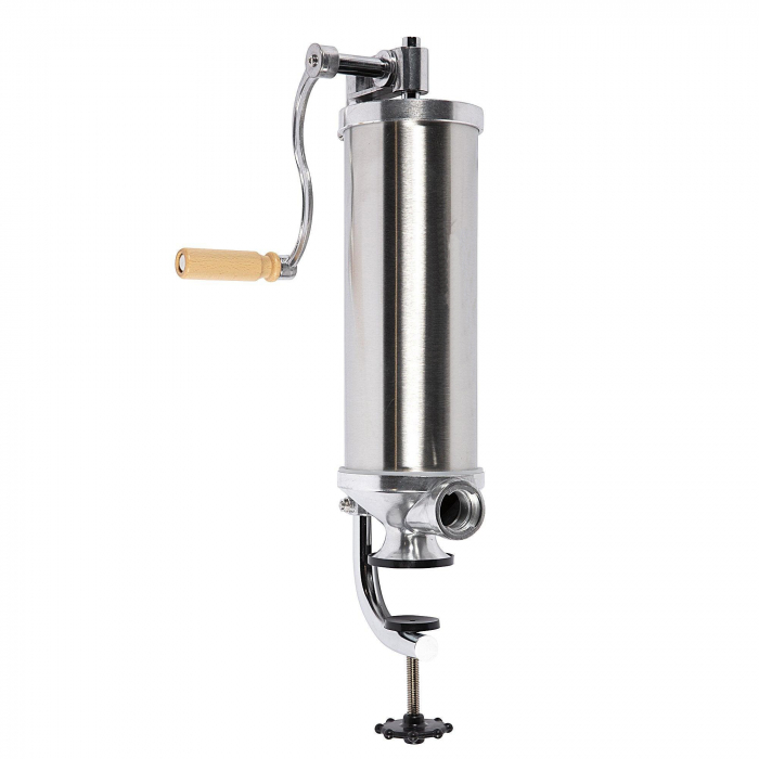 Aparat umplut cârnați / Cârnățar vertical, inox, 2.5KG, 4 pâlnii incluse [1]