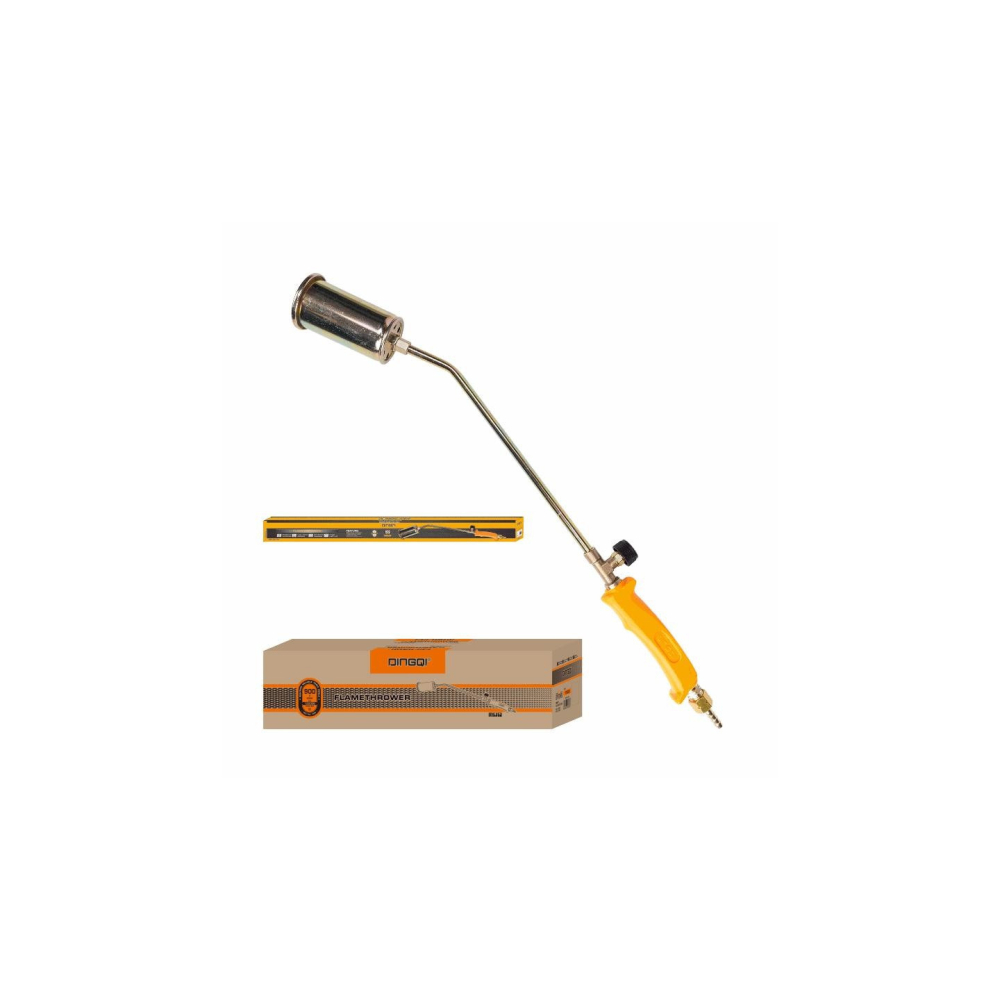Pachet Arzător Gaz Profesional (Pârlitor) lung 900 mm × 6 mm + Kit GPL cu Furtun 3 m, Regulator și Racord [2]