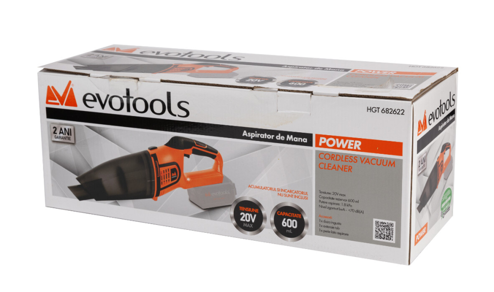 Aspirator de Mana fara Acumulator si Incarcator MAX 20V POWER EvoTools [2]