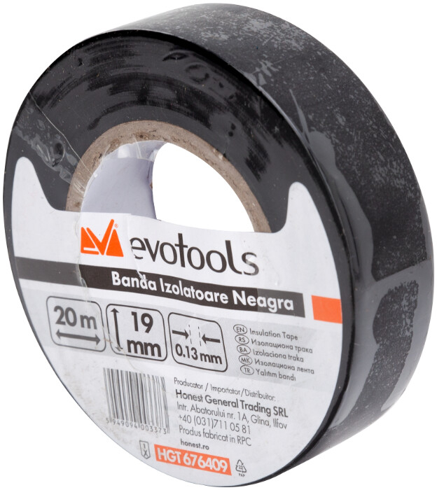 Banda Izolatoare EvoTools - Lungime 10 m Grosime 0.13 mm Latime 19 mm [8]