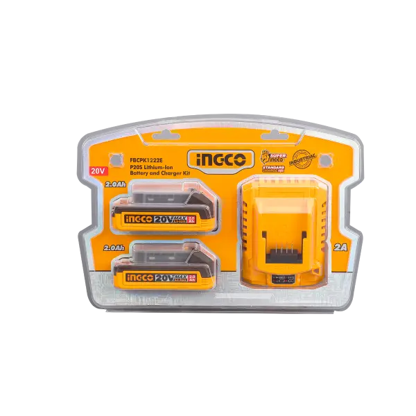 Baterie (Acumulator) 20V 2Ah Set 2 buc cu Incarcator [5]