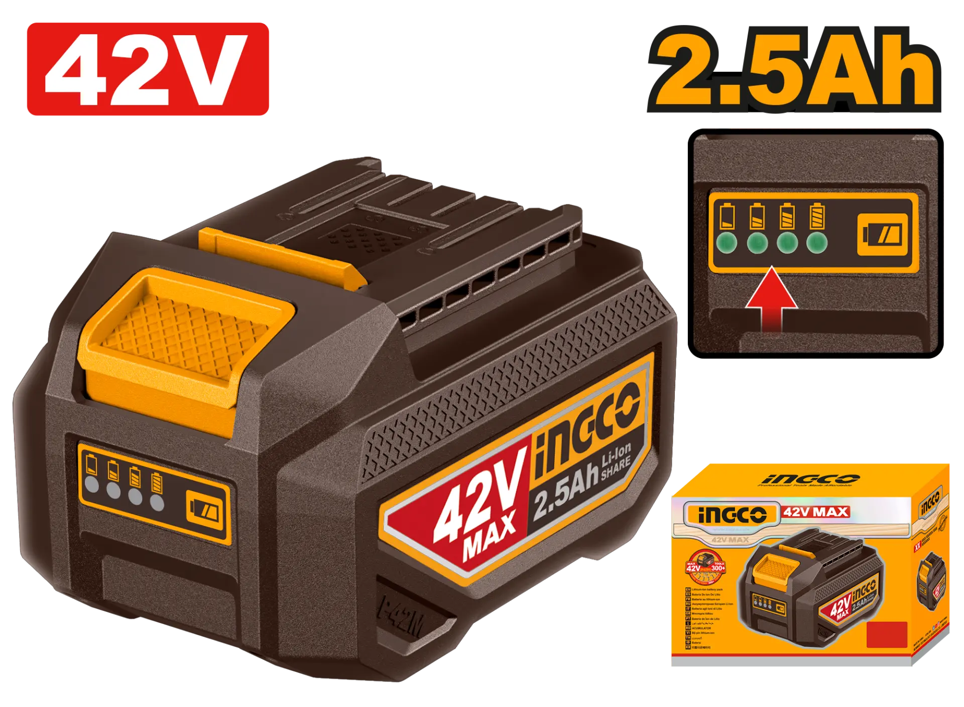 Baterie (Acumulator) 42V 2.5Ah [4]