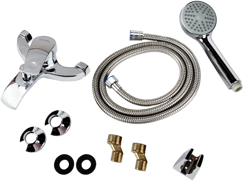 Baterie Aqua Star Cada - Lungime baterie 165 mm Inaltime levier 90 mm Distanta conexiuni 145 +/- 20 mm [5]