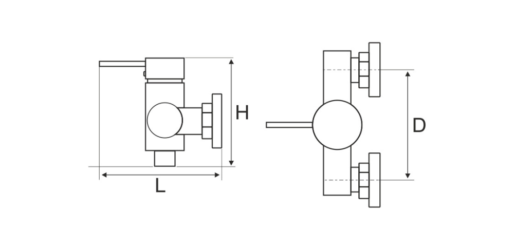 Baterie Cabina Dus 4001 - Lungime baterie 109 mm Inaltime baterie 100 mm Distanta intre conexiuni 145 +/- 20 mm [4]