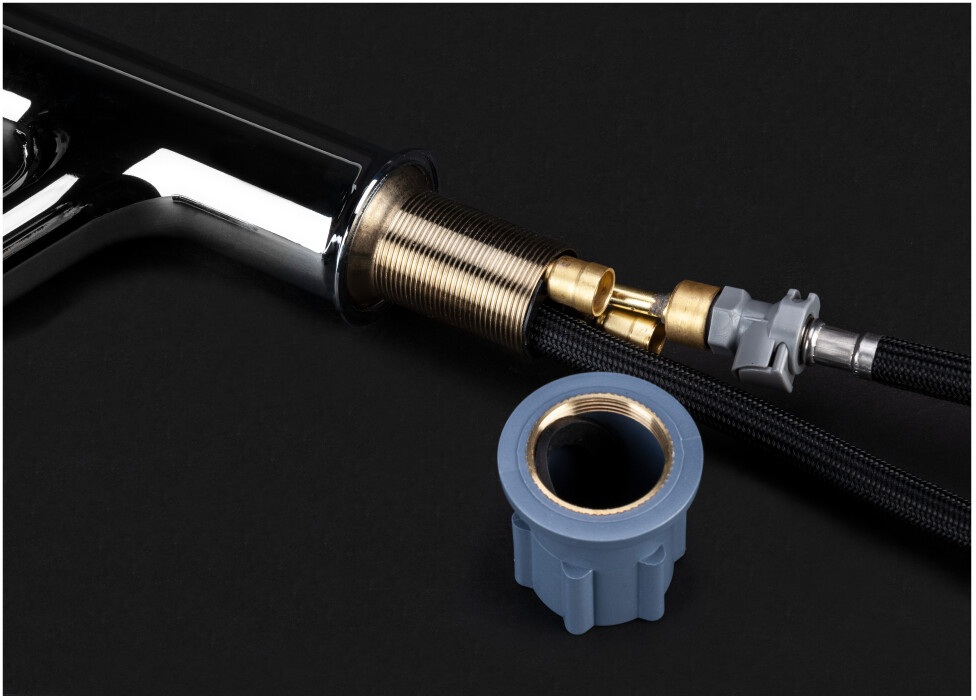 Baterie Lavoar 3 Functii Crom Lucios - Lungime baterie 135 mm Inaltime levier 195 mm Inaltime utila 100 mm [3]