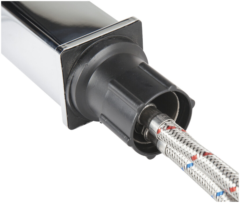 Baterie Lavoar 6001 Crom Lucios - Lungime baterie 186 mm Inaltime levier 165 mm Inaltime utila 107 mm [3]