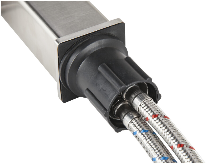 Baterie Lavoar 6001 Crom Periat - Lungime baterie 165 mm Inaltime levier 186 mm Inaltime utila 107 mm [4]