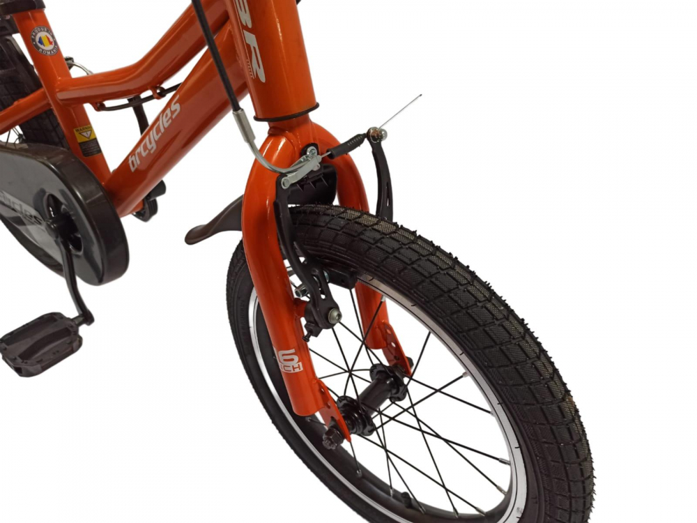 Bicicleta Copii BR BR-A1602P 2025 - 16 inch, Portocaliu [4]