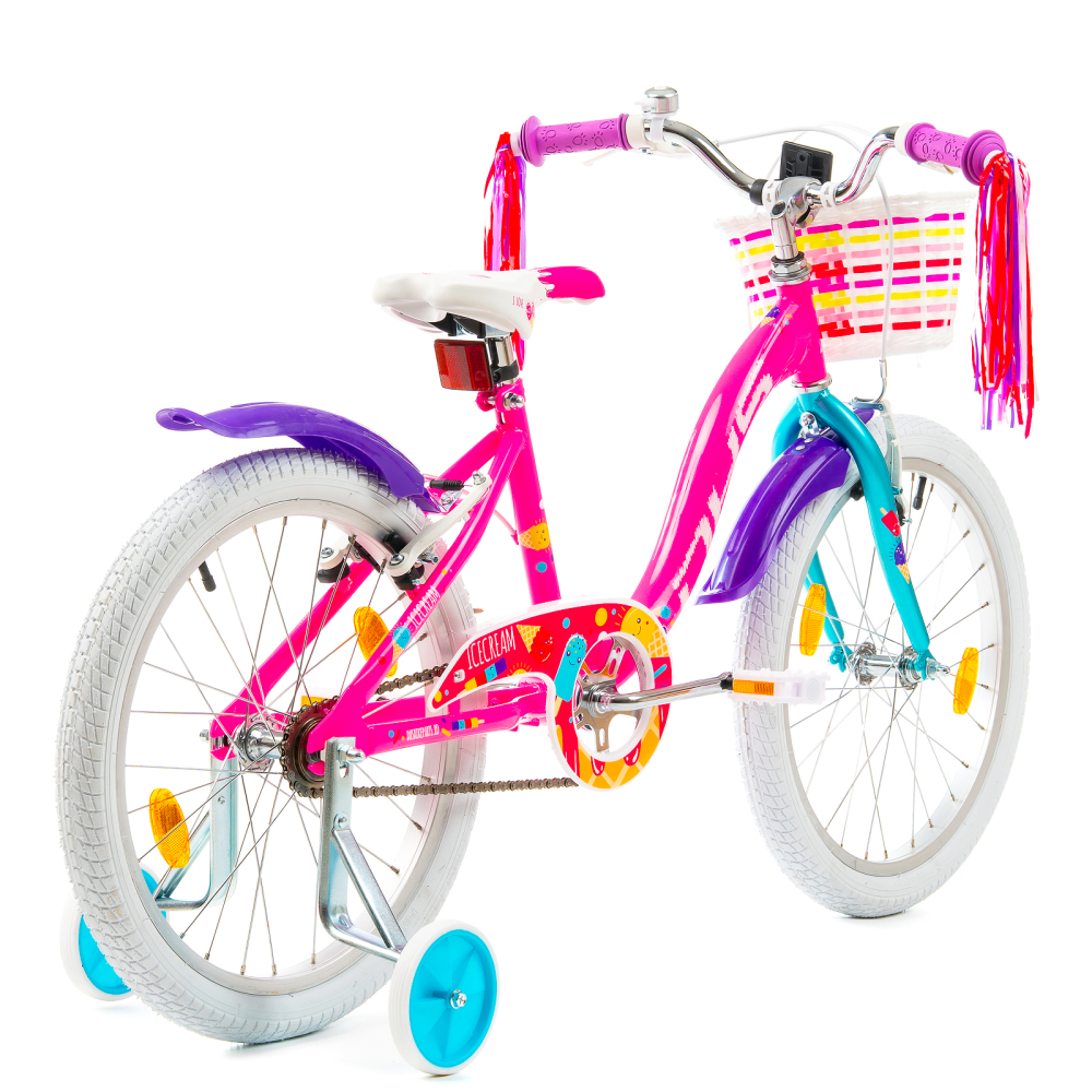 Bicicleta Copii DHS Icecream - 20 Inch, Roz [2]