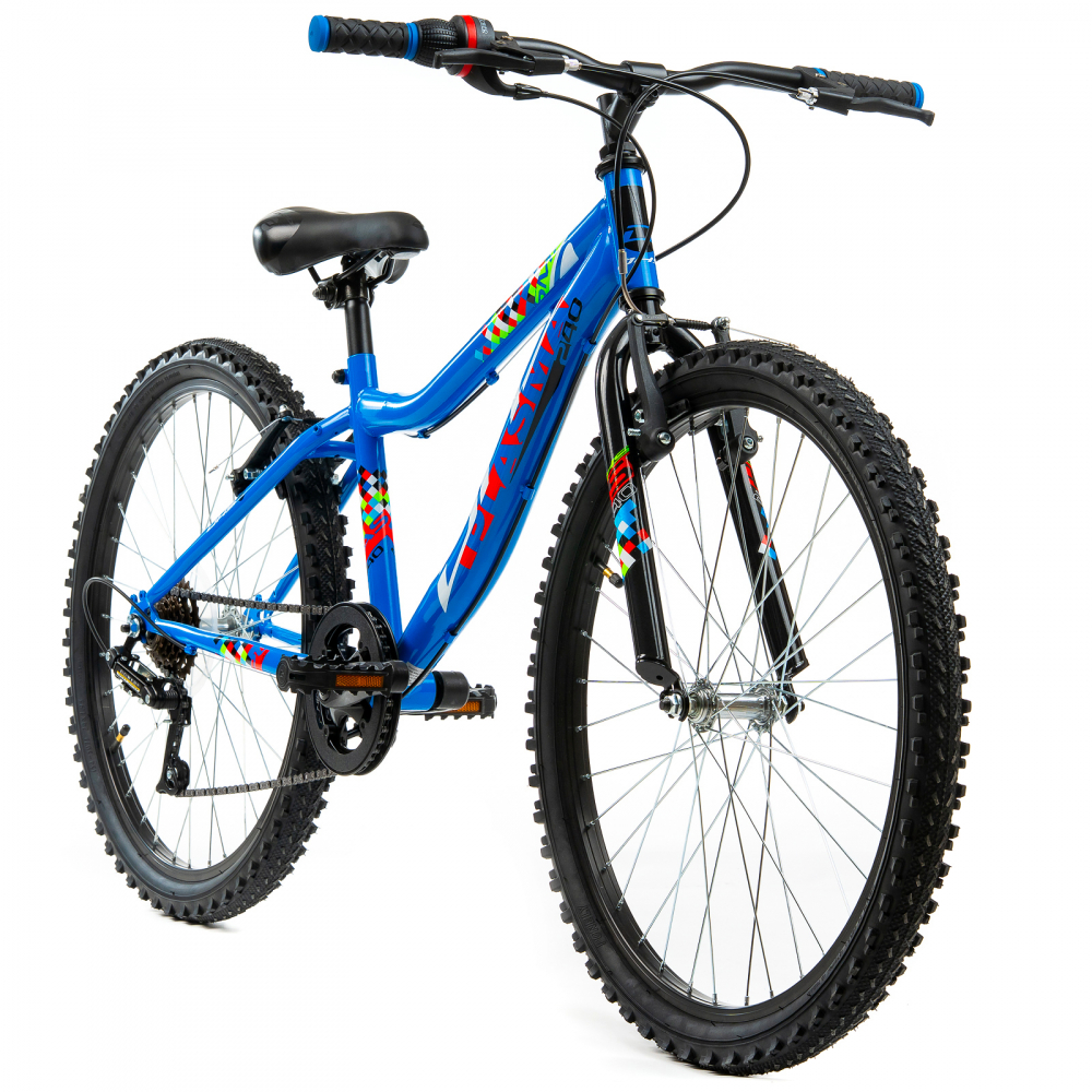 Bicicleta Copii DHS Plasma - 24 Inch, Albastru [2]