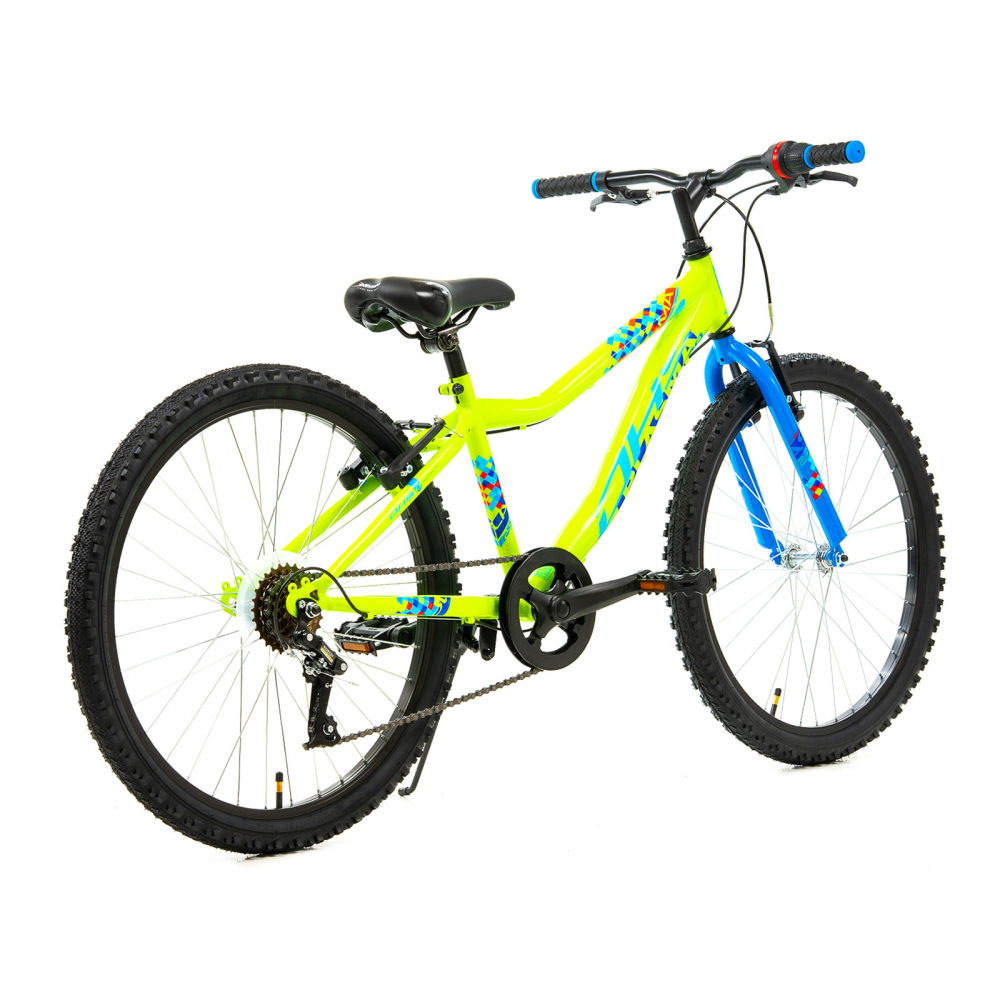 Bicicleta Copii DHS Plasma - 24 Inch, Galben [3]