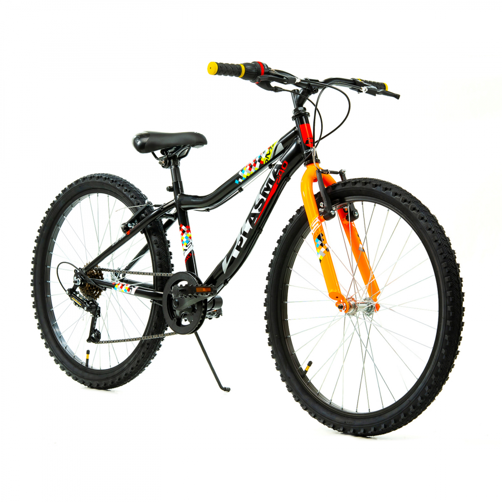 Bicicleta Copii DHS Plasma - 24 Inch, Negru [3]