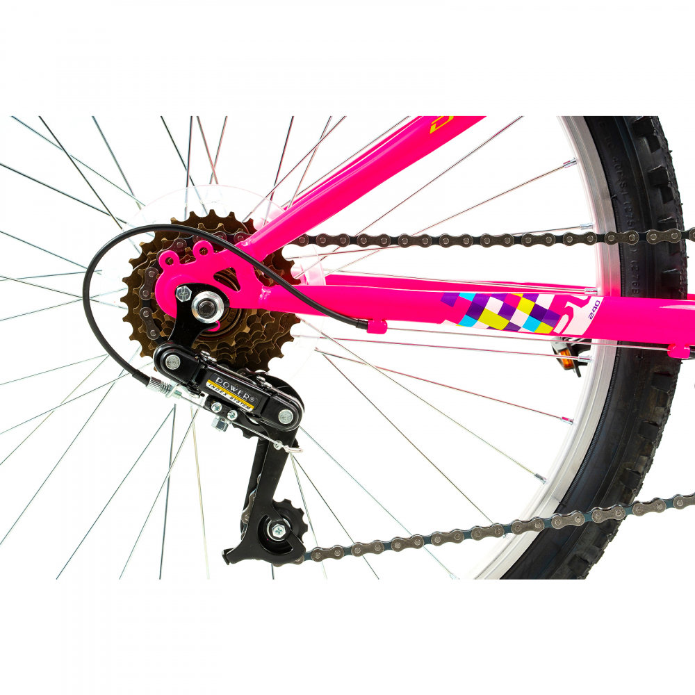 Bicicleta Copii DHS Plasma - 24 Inch, Roz [5]