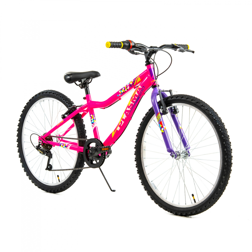Bicicleta Copii DHS Plasma - 24 Inch, Roz [3]