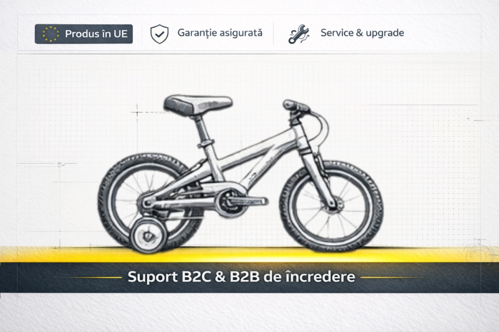 Bicicleta Copii DHS Summer - 12 Inch, Roz/Albastru [5]