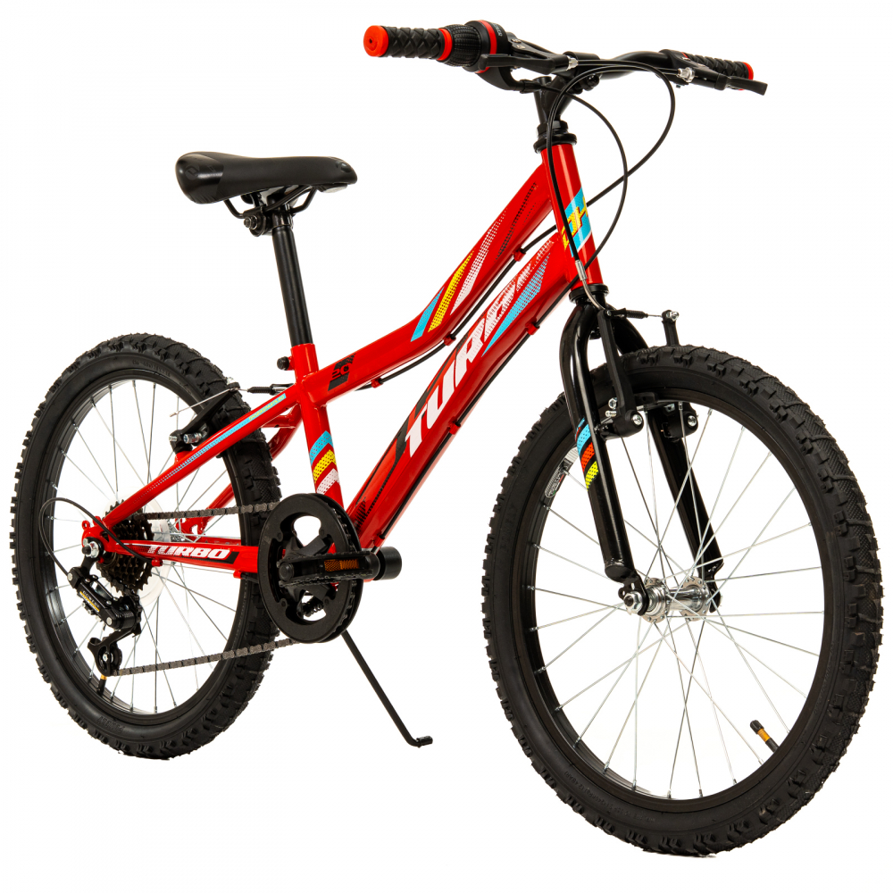 Bicicleta Copii DHS Turbo - 20 Inch, Rosu [2]