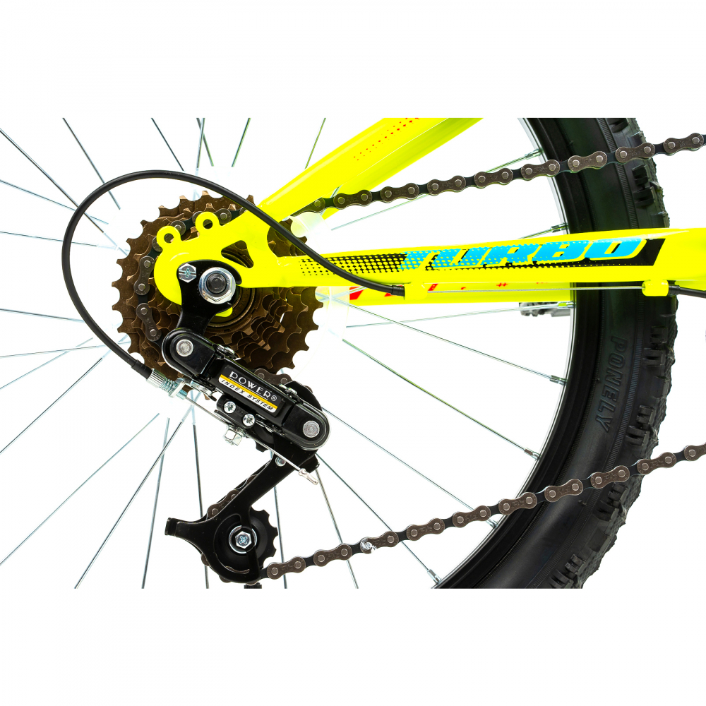 Bicicleta Copii DHS Turbo - 20 Inch, Verde [5]