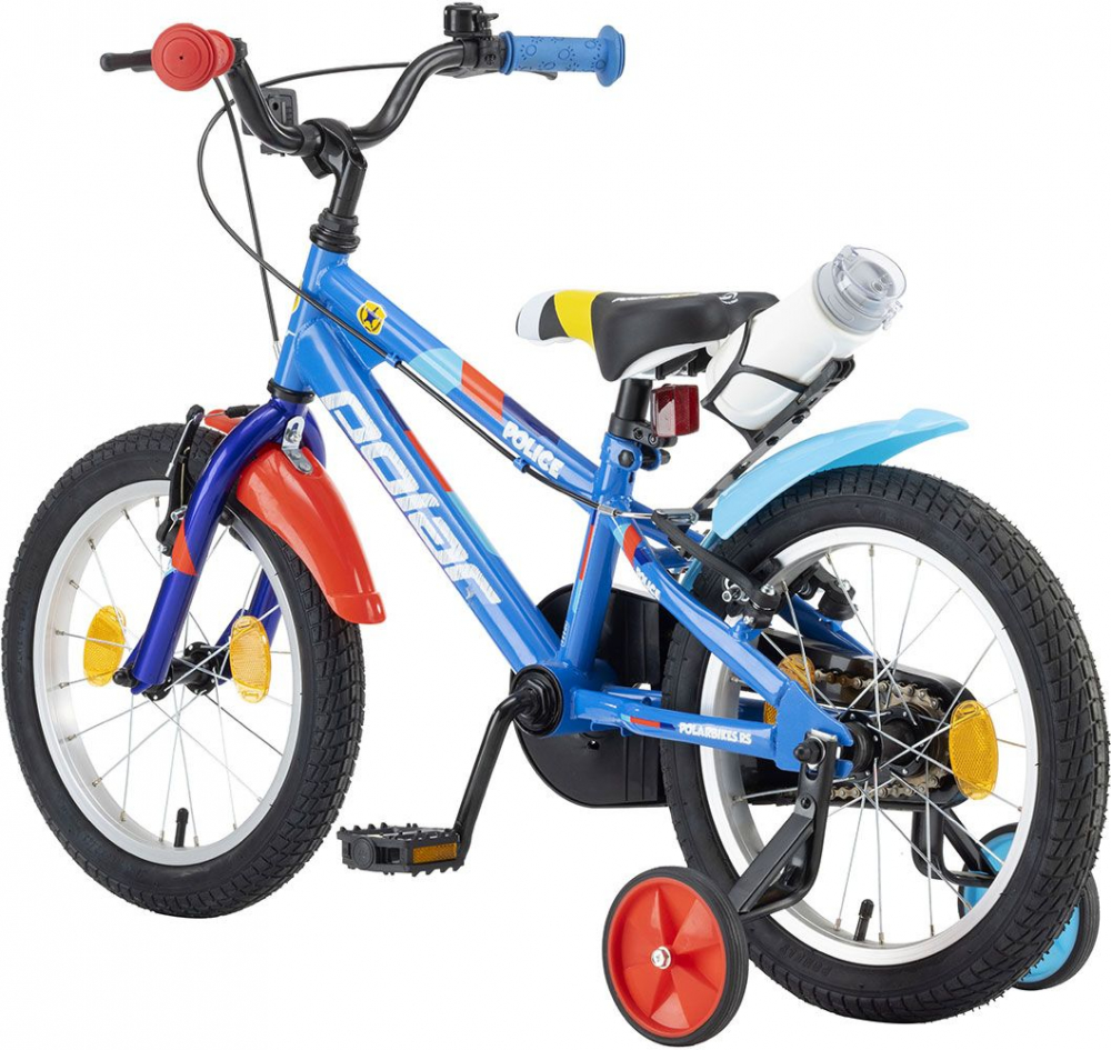 Bicicleta Copii Polar 2024 Police - 16 Inch, Albastru [3]