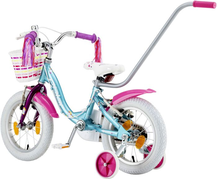 Bicicleta Copii Polar 2024 Unicorn baby - 14 Inch, Albastru-Roz [3]