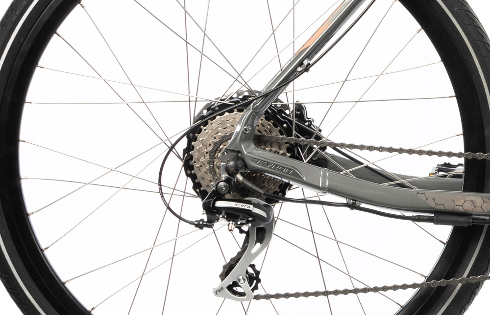 Bicicleta Electrica Afisport C17 - 28 Inch, L-XL, Gri [5]