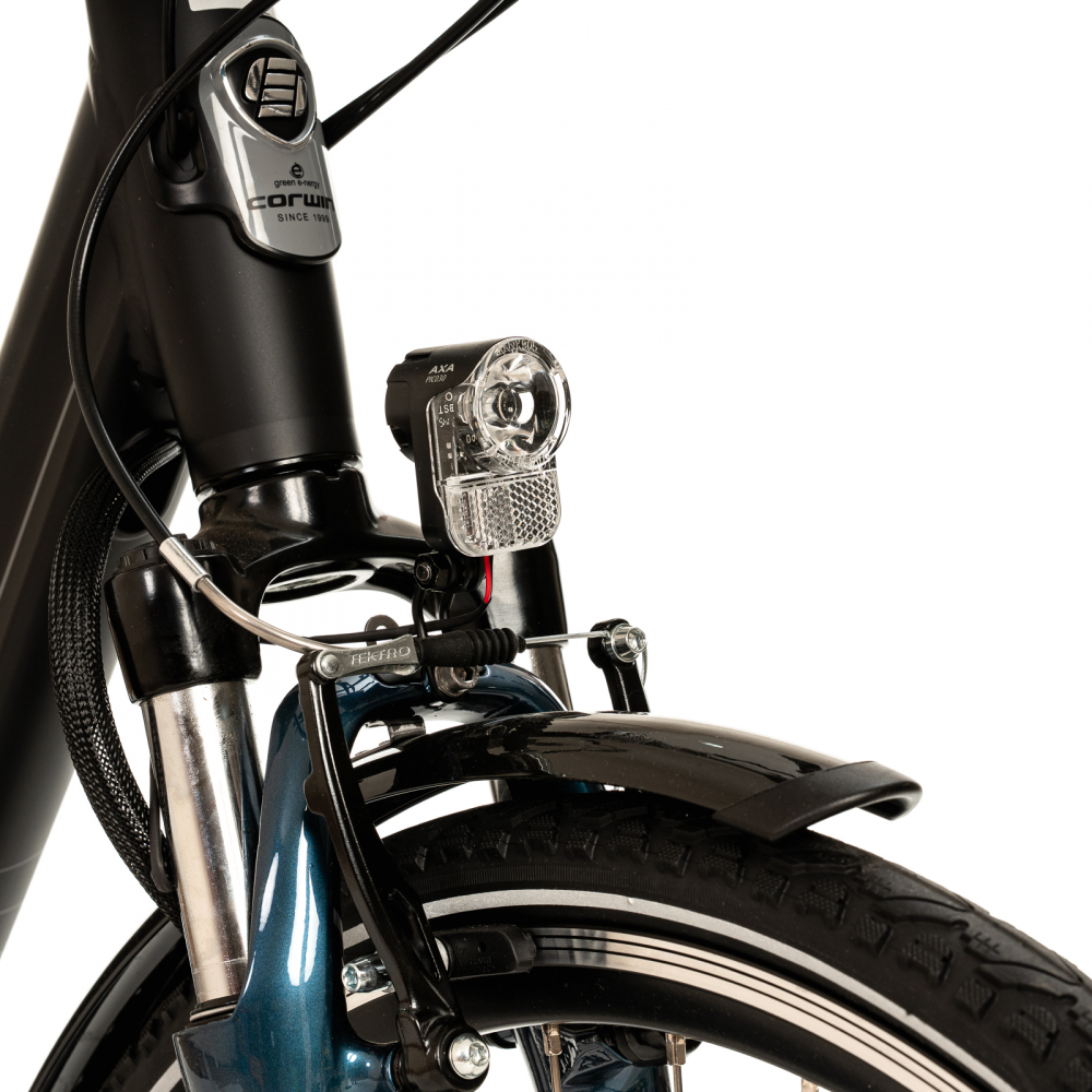 Bicicleta Electrica Corwin 28320 - 28 Inch, XL, Negru [5]