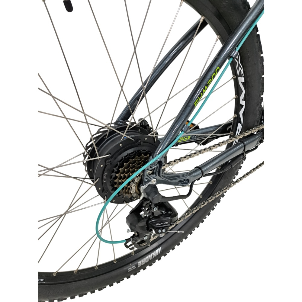 Bicicleta electrica MTB DHS 52870 - 29 inch, L, Gri [5]