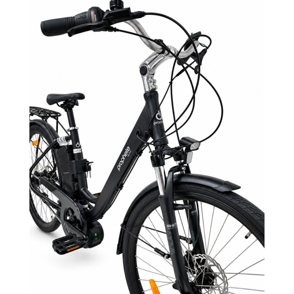 Bicicleta electrica Oras Prophete 54806 - 28 inch, M, Negru [5]